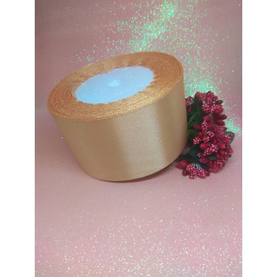 Ленты атласные однотонные 5 см, цена за 5 м